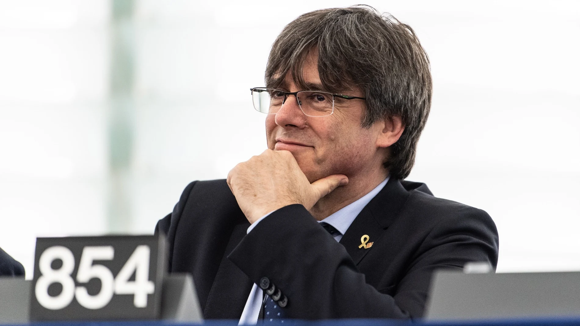 Carles Puigdemont en el Parlamento europeo