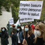 Manifestación de sanitarios en Madrid