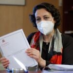 La presidenta de la Comisión del Pacto de Toledo, Magdalena Valerio, entregará tal cual el documento a la Seguridad Social