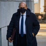 El exministro del Interior Jorge Fernández Díaz a su llegada a la Audiencia Nacional este viernes.