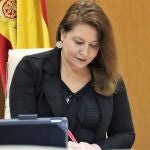 La consejera de Agricultura, Ganadería, Pesca y Desarrollo Sostenible, Carmen Crespo