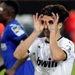 Carlos Soler con el Valencia.