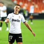 Denis Cheryshev con el Valencia.