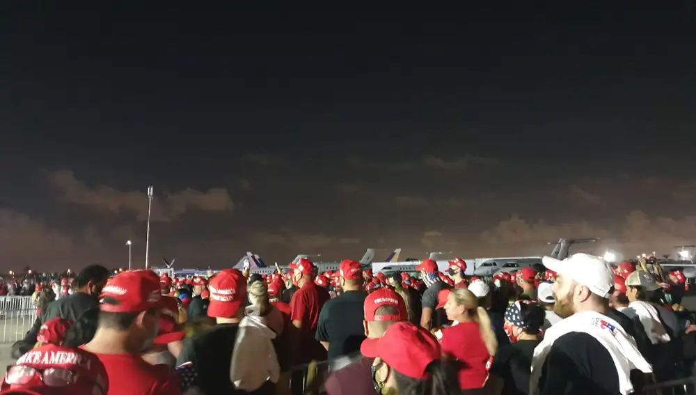 Mitin de Trump en el sur de Florida