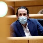 Iglesias, en la sesión de control del Senado esta semana
