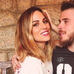 Edurne y De Gea.