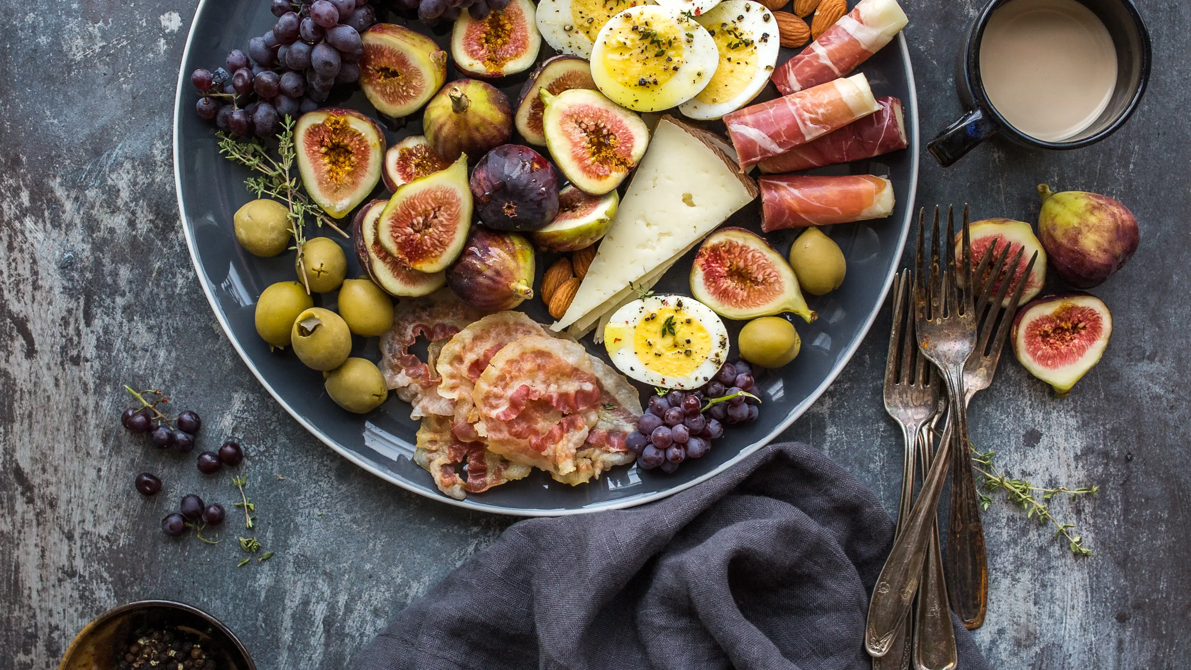 En la imagen, una propuesta de aperitivo sano de otoño.
