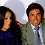 EL TORERO FRANCISCO RIVERA "PAQUIRRI" Y LA CANTANTE ISABEL PANTOJA EN SEVILLA