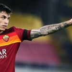 Roger Ibáñez con la Roma.