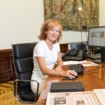 Margarita Delgado, subgobernadora. Es la primera mujer e inspectora en ocupar este puesto