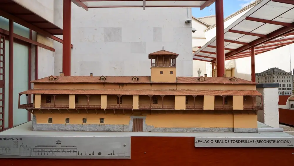 Maqueta del Palacio Real de Tordesillas.