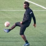 Mario Balotelli en un entrenamiento del Franciacorta, equipo de la serie D italiana