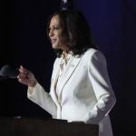Kamala Harris, durante su discurso del pasado sábado
