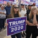 Seguidores de Trump lamentan la victoria de Biden