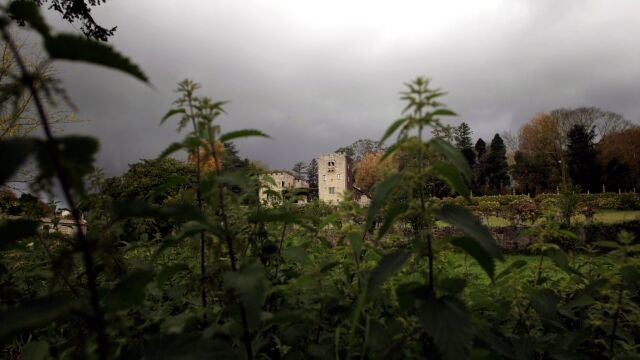 Fachada principal del Pazo de Meirás, en el municipio coruñés de Sada