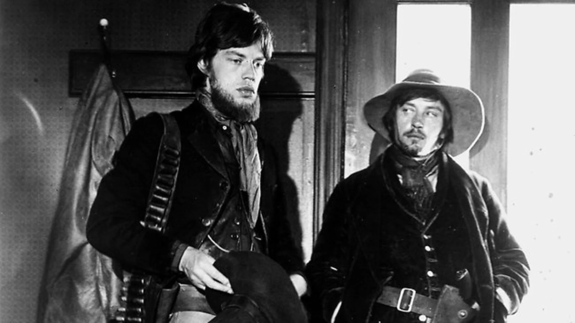 Mick Jagger (izda.) interpretó a Ned Kelly en una cinta de 1970