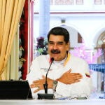 El presidente venezolano, Nicolás Maduro, en un acto en Miraflores