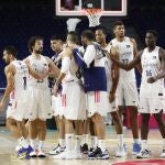 El Real Madrid celebra la victoria ante el Estrella Roja