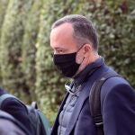 Francisco Martínez a la entrada de la Audiencia Nacional para declarar en el "caso Kitchen"