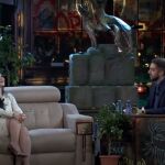 Alaska durante la entrevista en "La Resistencia"