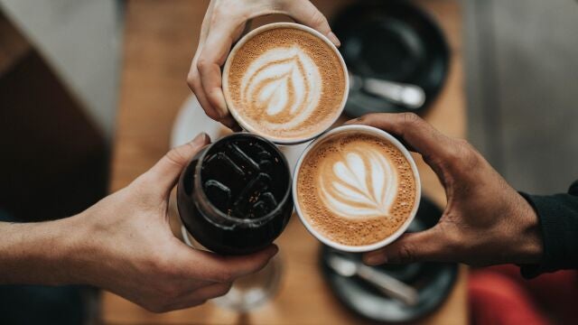 En la imagen, tres tipos de café.