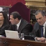 Ortega Smith durante el juicio del procés