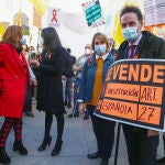 Protestas contra la ley Celaa. Pepe Reina se ha unido a ellas