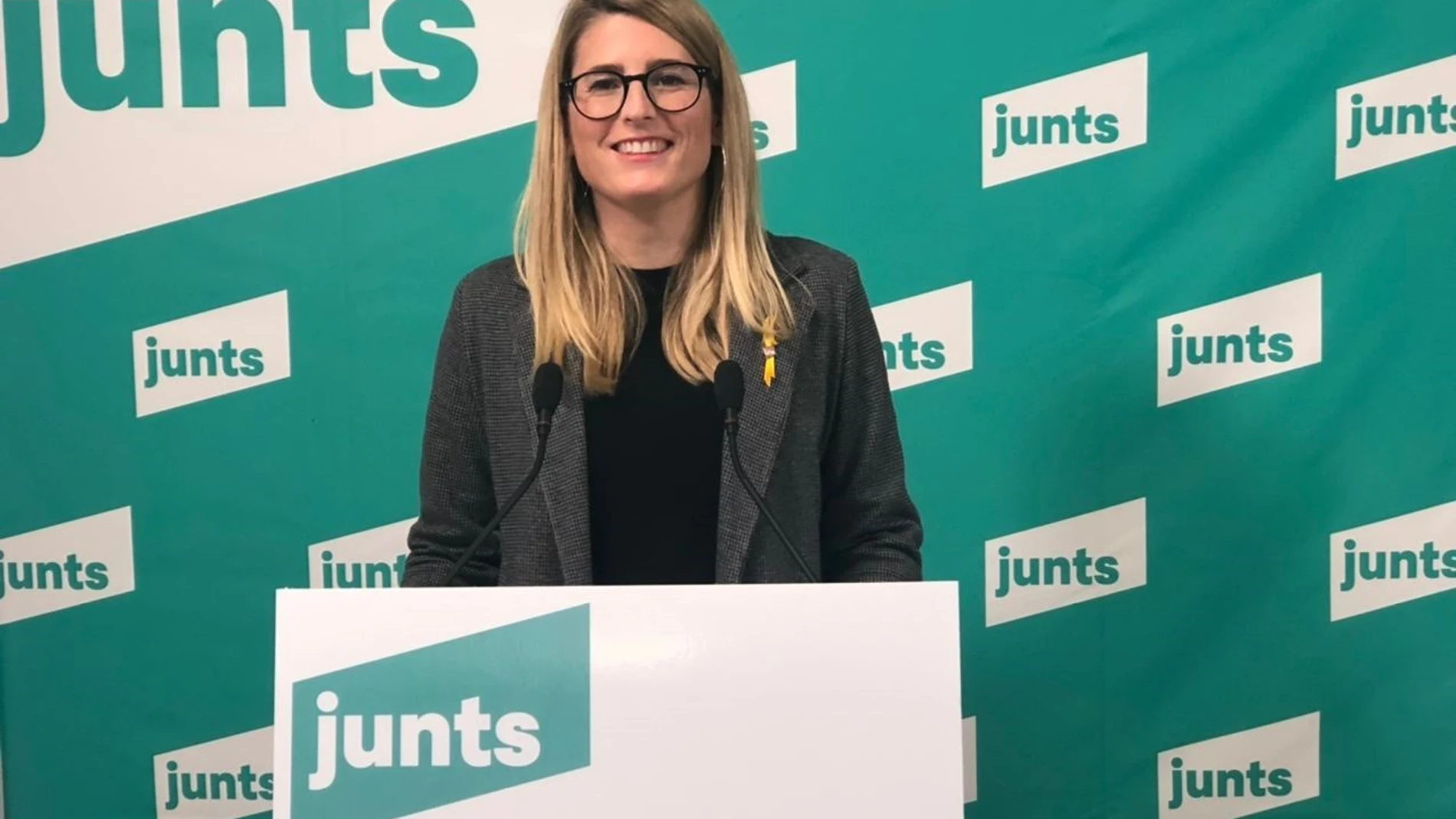 La vicepresidenta de JxCat, Elsa Artadi.