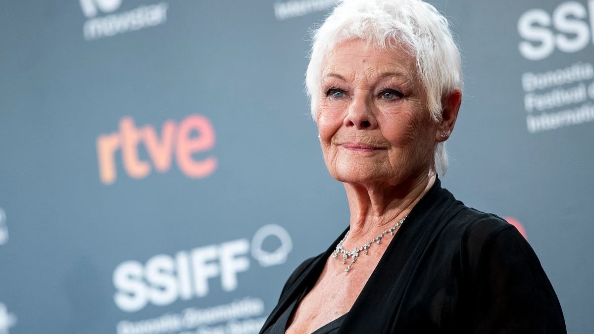 La actriz Judi Dench en el Festival de Cine de San Sebastián en 2018.