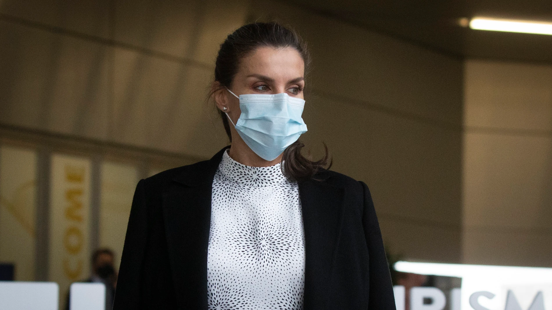 La Reina Doña Letizia donó su décimo premiado a una ONG. María José López / Europa Press25/11/2020