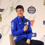 Joan Mir, durante el evento organizado por Estrella Galicia