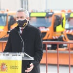 Javier Izquierdo, Delegado del Gobierno en Castilla y León, durante la presentación del Protocolo de Vialidad Invernal