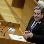 El portavoz del grupo de Vox, José María Llanos