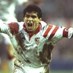 Maradona en el Sevilla