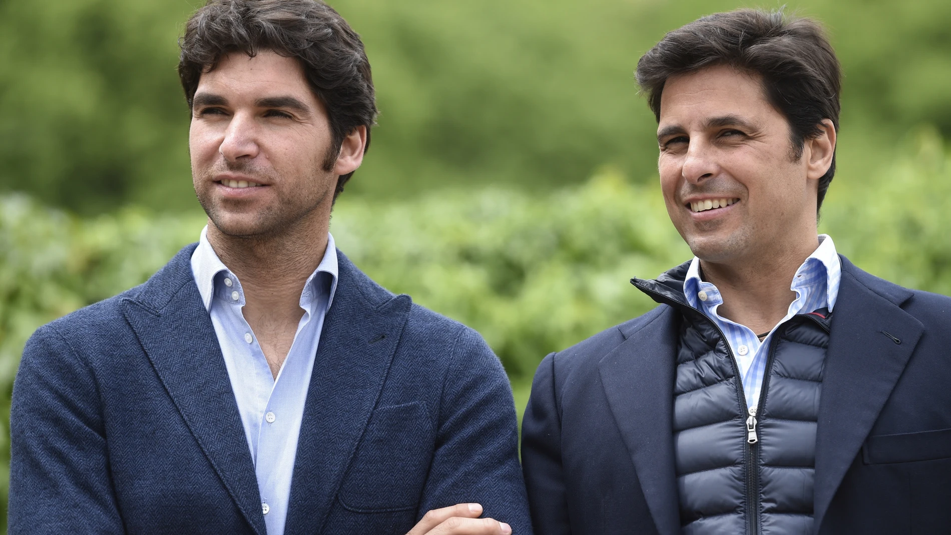Los toreros Francisco Rivera Ordóñez y Cayetano Rivera Ordóñez durante la presentación del " Mano a Mano " con motivo de la Feria del Corpus de Granada 201613/05/2016Granada