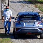 Agustin Pantoja entrando a la finca Cantora en Medina Sidonia