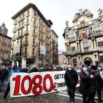 Manifestación de pensionistas en Pamplona