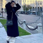 Vicky Martín Berrocal apuesta por el blanco en invierno.