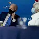 El presidente electo de EE UU, Joe Biden, presenta a su futura secretaria del Tesoro, Janet Yellen