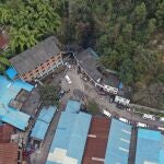 La mina de carbón en Chongqing, al suroes de China