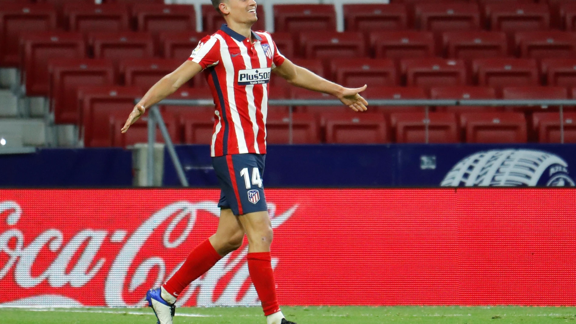 Marcos Llorente con el Atlético de Madrid.