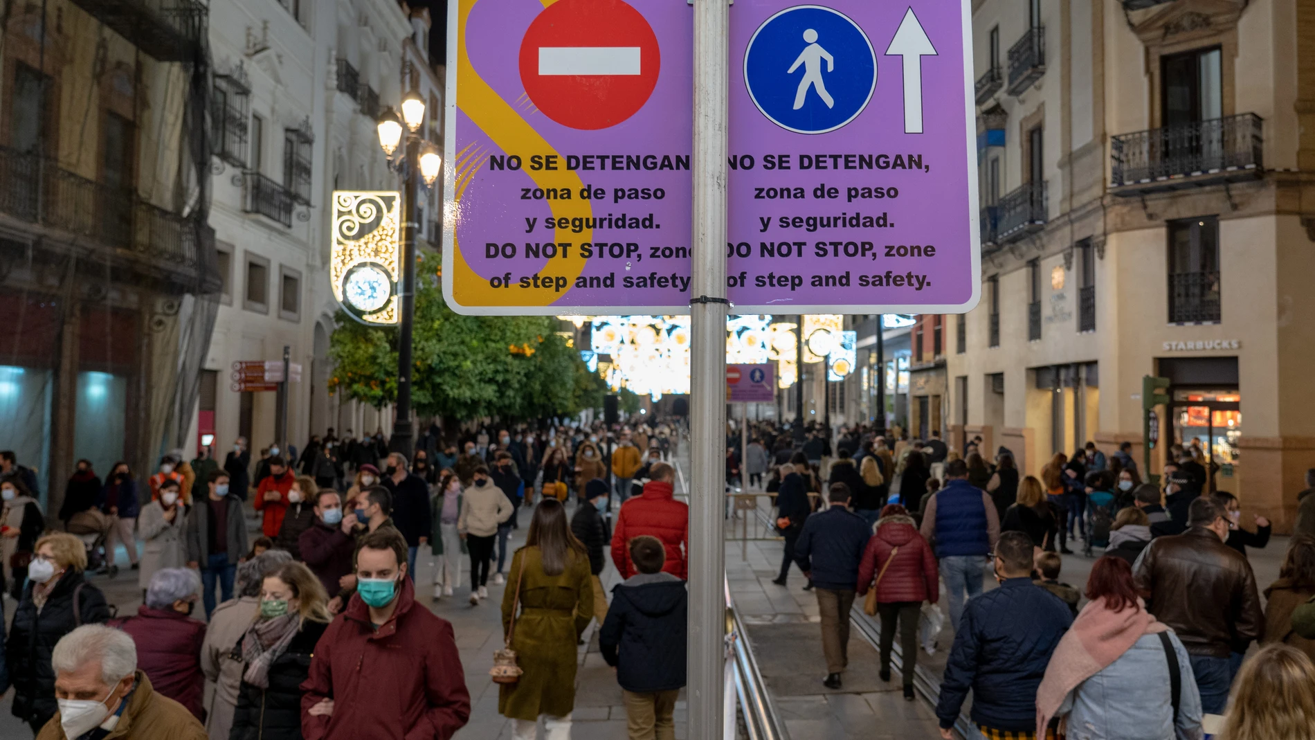 La avenida de la Constitución de Sevilla