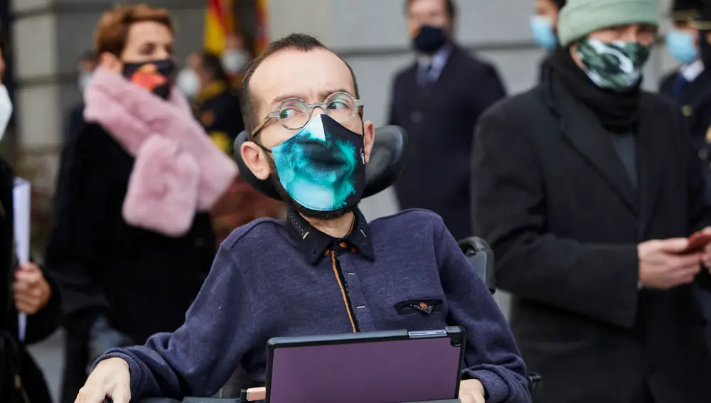 El portavoz parlamentario de Unidas Podemos, Pablo Echenique