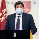 El presidente de la Comunidad de Murcia, Fernando López Miras
