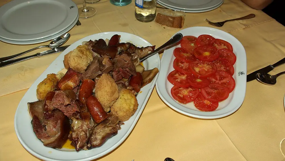 Carnes del cocido maragato.