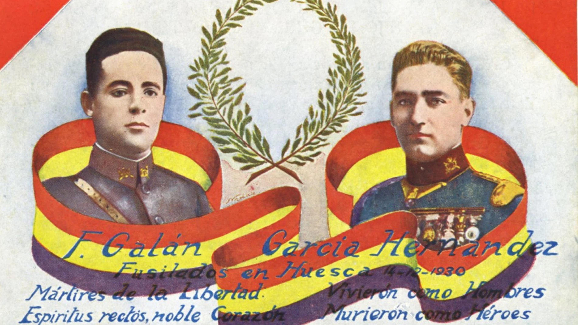 Así se conmemoró la figura de Fermín Galán después a pesar de haberse sublevado contra el Gobierno