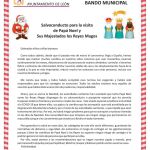Salvoconducto especial para los Reyes Magos en León