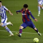 Carles Aleñá con el Barcelona.