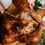 En la imagen, un pavo de Navidad