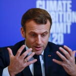 El presidente Emmanuel Macron